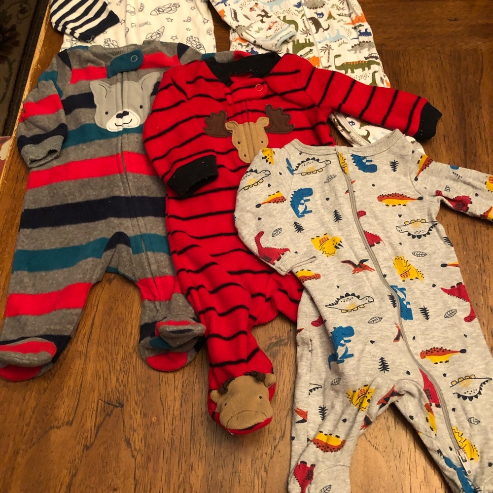 Newborn boys sleepers
